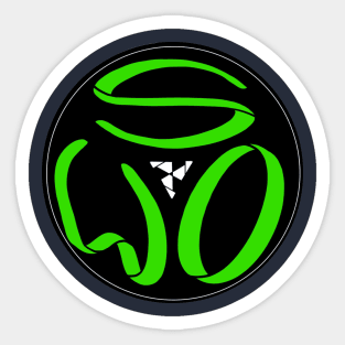 SWO Circle Green Sticker
